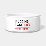 PUDDING LANE  Pet Bowls