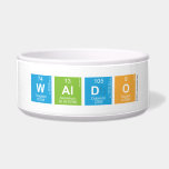 waldo  Pet Bowls