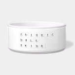 Periodic
 Table
 Writer  Pet Bowls