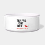traffic light tree  Pet Bowls