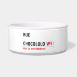Rue  chocololo  Pet Bowls