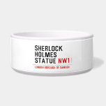 sherlock holmes statue  Pet Bowls