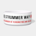 Joe Strummer Way  Pet Bowls