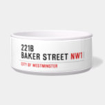 221B BAKER STREET  Pet Bowls
