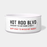 Hot Rod Blvd  Pet Bowls