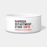 HARRODS DEPARTMENT STORE  Pet Bowls