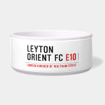 LEYTON ORIENT FC  Pet Bowls