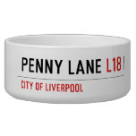 penny lane  Pet Bowls