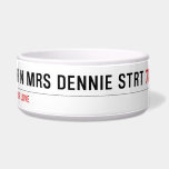 Mr n Mrs Dennie strt  Pet Bowls