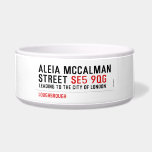Aleia Mccalman Street  Pet Bowls