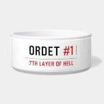 ORDET  Pet Bowls