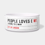 PEOPLE LOVES E  Pet Bowls