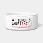 whitcrofts lane  Pet Bowls