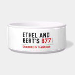 ETHeL and Bert’s  Pet Bowls