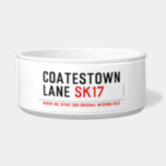 Coatestown Lane  Pet Bowls