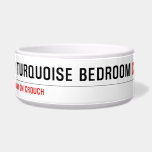 My Turquoise Bedroom  Pet Bowls