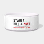 stable hill 4  Pet Bowls