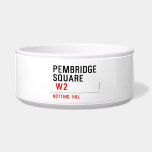 PEMBRIDGE  SQUARE    Pet Bowls