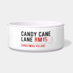 Candy Cane Lane  Pet Bowls