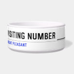 Visiting Number ____  Pet Bowls