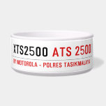 XTS2500  Pet Bowls