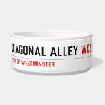 Diagonal Alley  Pet Bowls