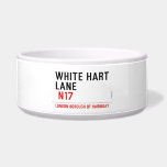 white hart lane   Pet Bowls