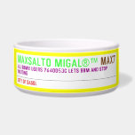 MAXSALTO MIGAL®™  Pet Bowls
