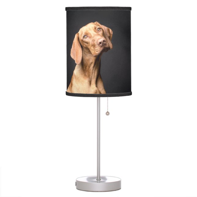 Pet Brown Beagle Dog Table Lamp (Left)
