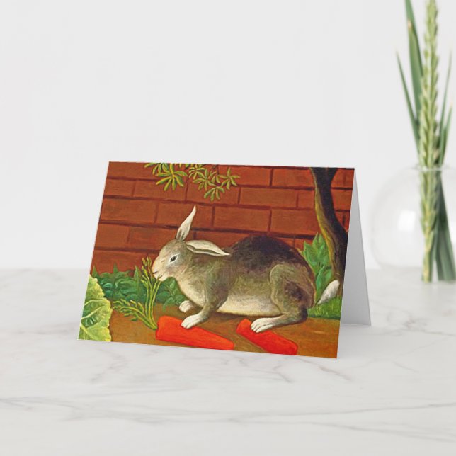 Pet Bunny Rabbit Easter Card ~ (Front)
