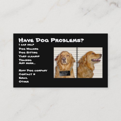 Pet Business card