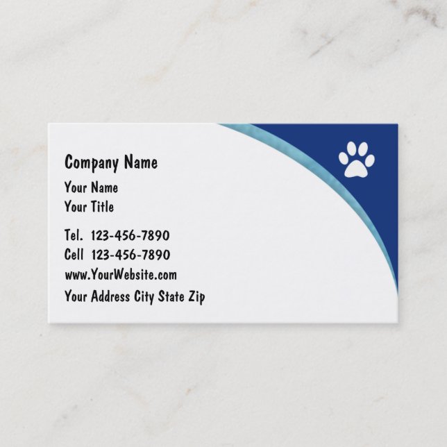 Pet Business Cards (Front)