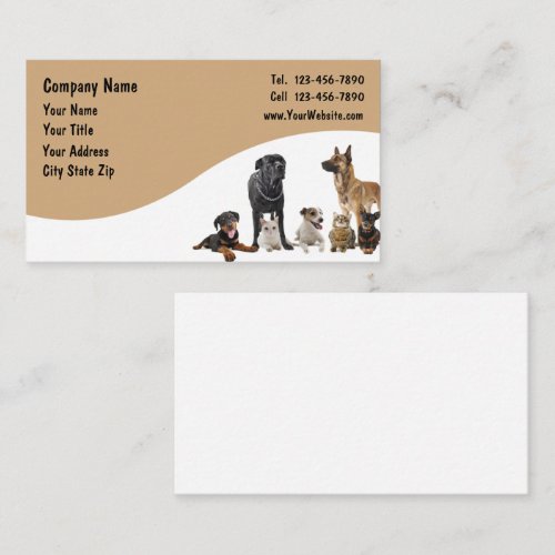 Pet Business Cards