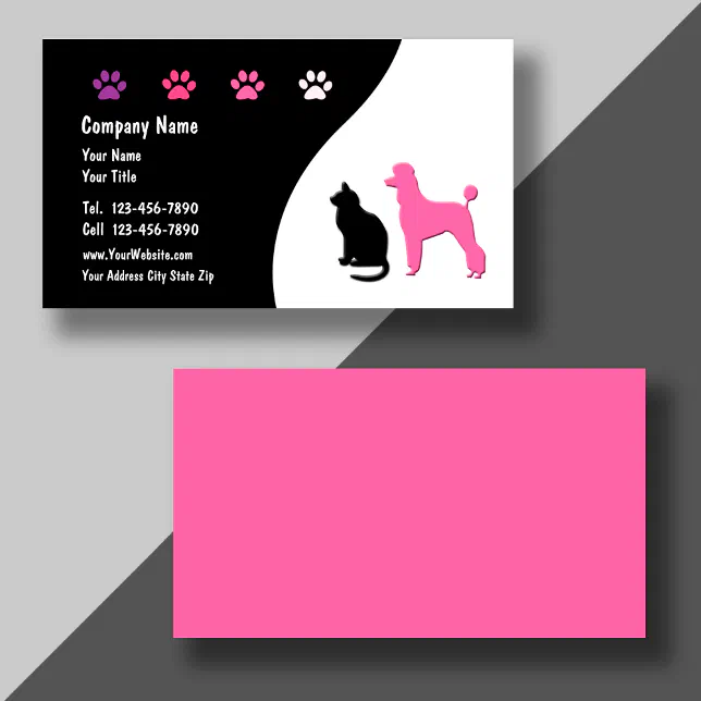Pet Business Cards Zazzle
