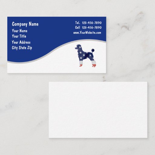 Customizable Pet Business Cards
