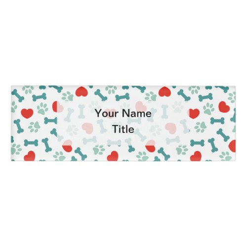 Pet Business Employee Name Tags