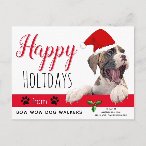 Pet Business Holiday From the Dog Christmas Cards