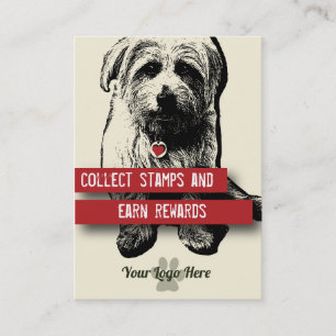 Pet Business Loyalty Card Personalise all text
