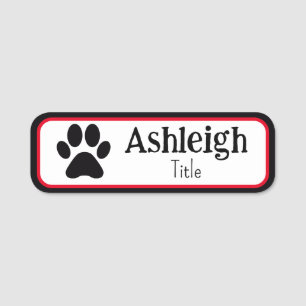 Pet Business Name Tag
