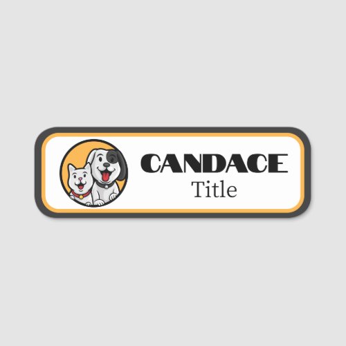 Pet Business  Name Tag