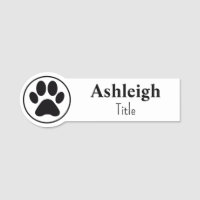Pet Business Name Tag