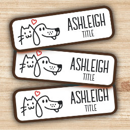 Pet Business Name Tag