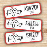 Pet Business Name Tag