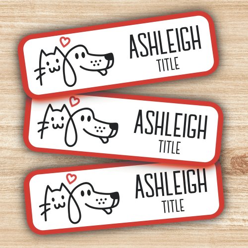 Pet Business Name Tag