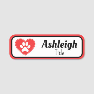 Pet Business Name Tag