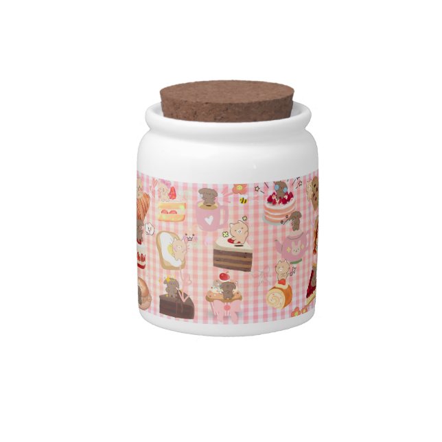 pet cafe candy jar (Front)