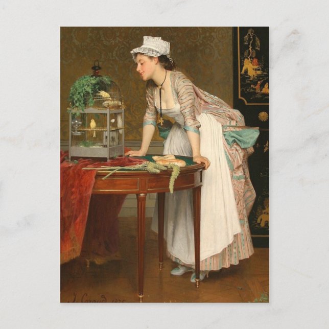 Pet Canaries - Caraud Postcard (Front)