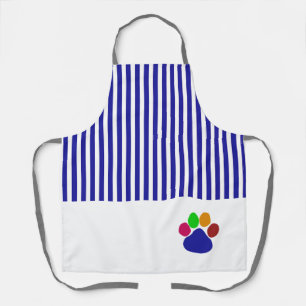 Pet Care Blue Stripes Apron