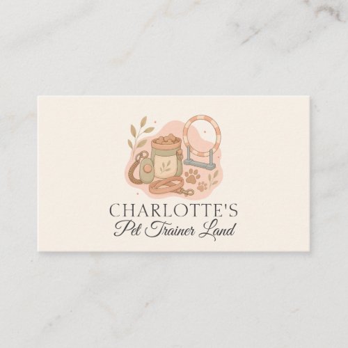 Pet Care Branding Design Business Card