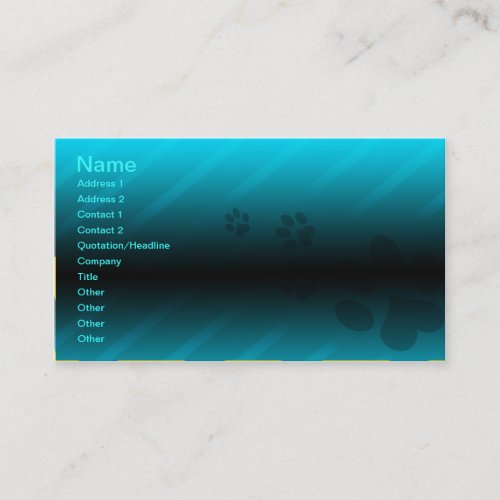 Pet Care Business Card